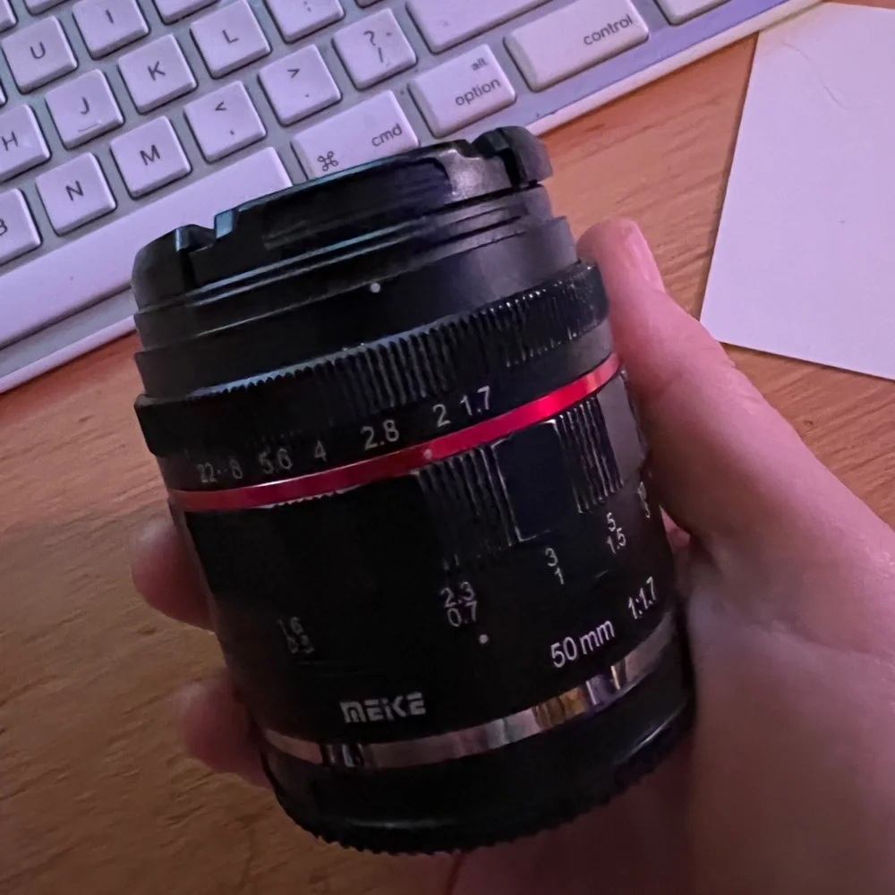 Meike 50mm Manual lens for Sony full frame
